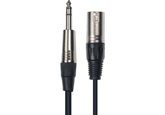 Yellow Cable ECOK14-3 - Cable jack 6,35 mm TRS macho a XLR macho (balanceado, 3 m)