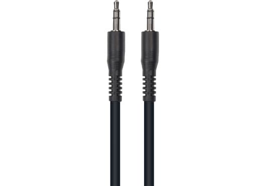 Yellow Cable ECOK17-1 - Male Stereo Mini Jack to Male Stereo Mini Jack Cable. 1m