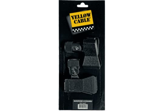 Yellow Cable ECOMC1 - Pinza para micrófono universal con adaptador 3/8” a 5/8” (pack de 2)