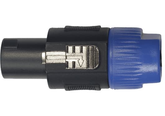 Yellow Cable ECOSP-M - Conector speakON macho de 4 polos para chasis (pack de 2, brida de 4 tornillos)