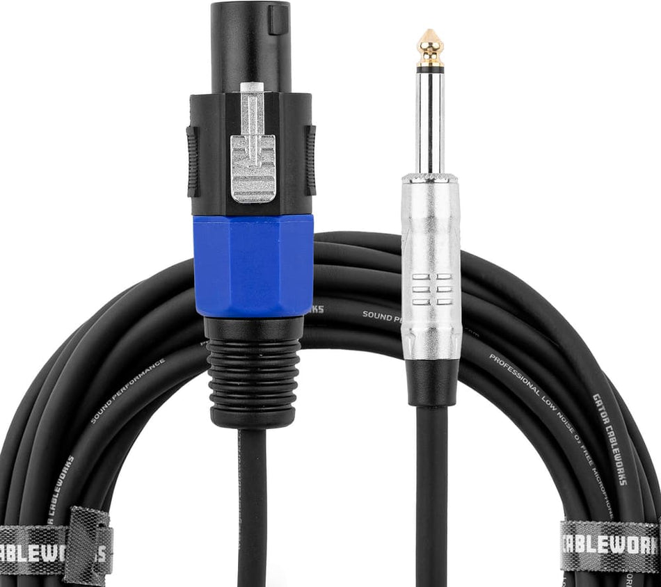 Gator Cableworks EGCGCWB-SPK-50-1TL - Jack/speakON speaker cable - 15 m