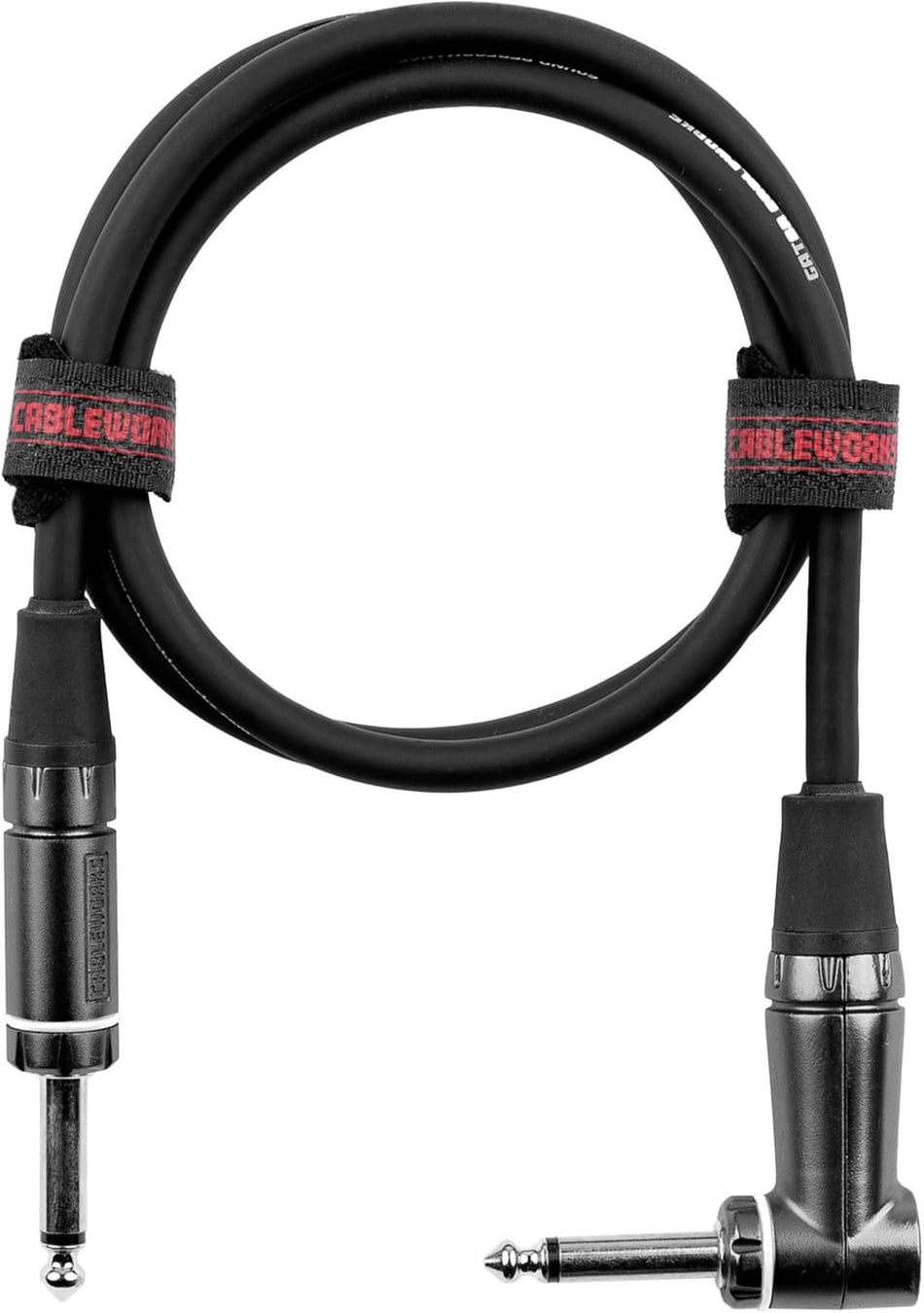 Gator Cableworks EGCGCWC-INS-03RA - Straight Jack/Elbow Jack Instrument Cable - 90 cm