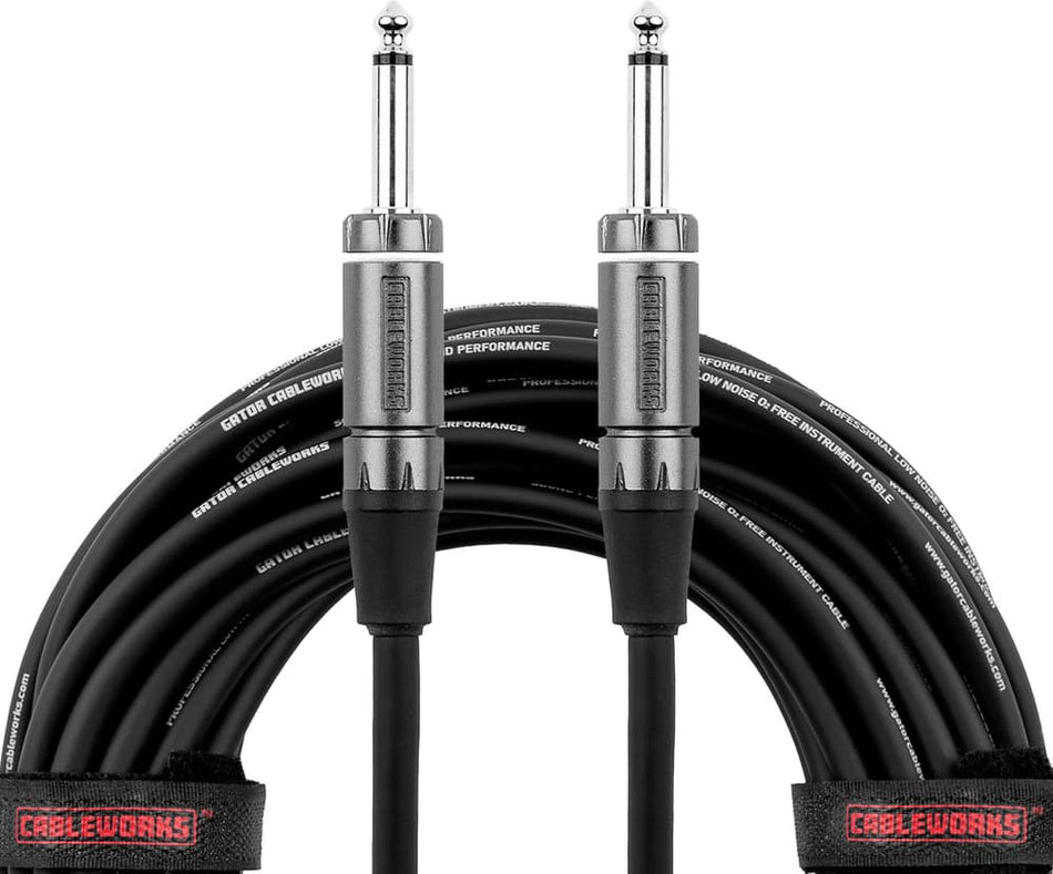 Gator Cableworks EGCGCWC-INS-20 - Jack/Jack Instrument Cable - 6 m