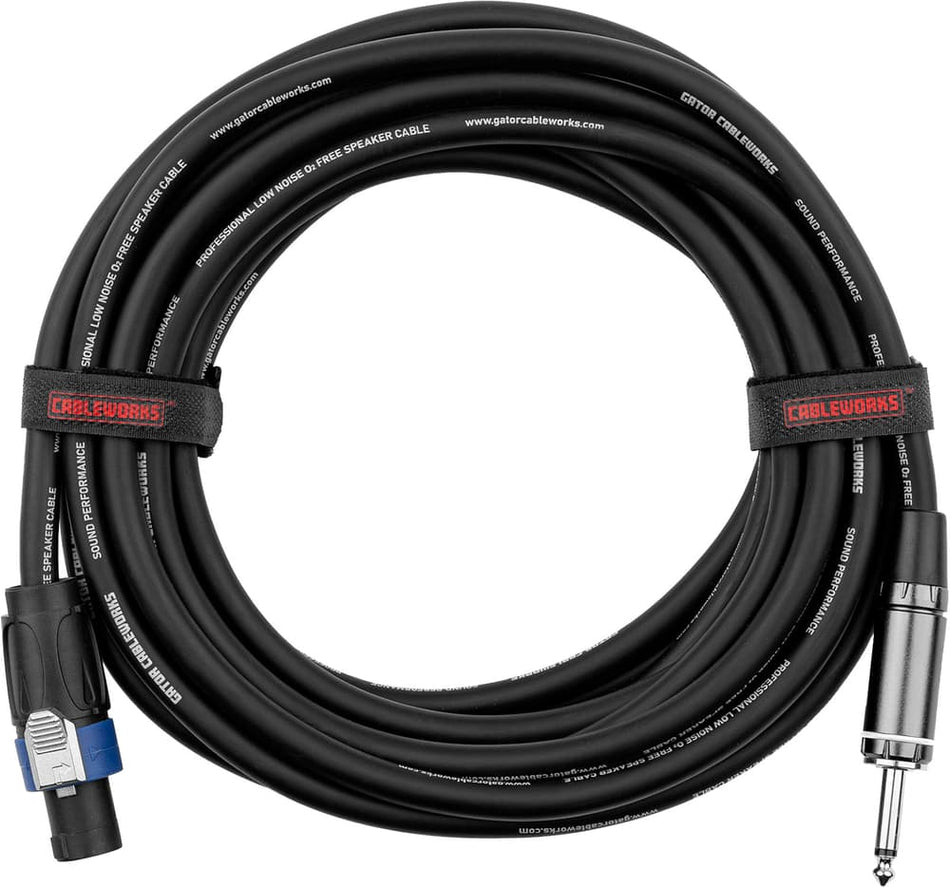 Gator Cableworks EGCGCWC-SPK-25-1TL - Jack/speakON speaker cable - 7.5 m