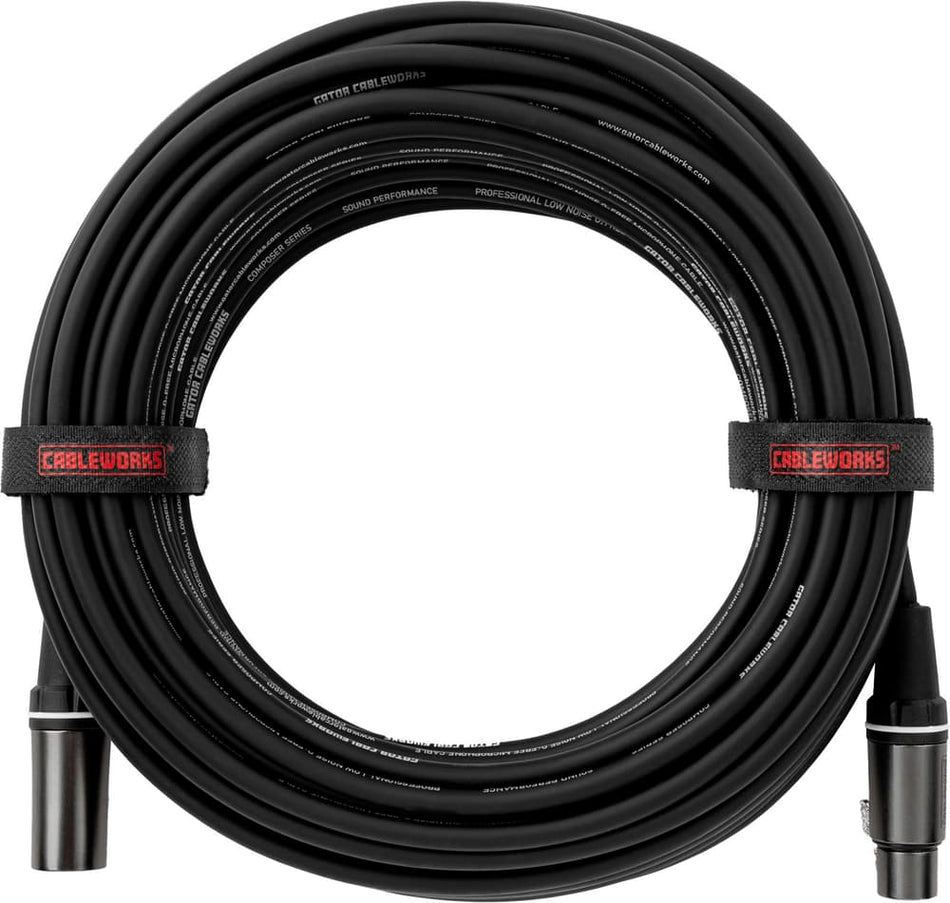 Gator Cableworks EGCGCWC-XLR-100 - XLR/XLR Microphone Cable - 30 m