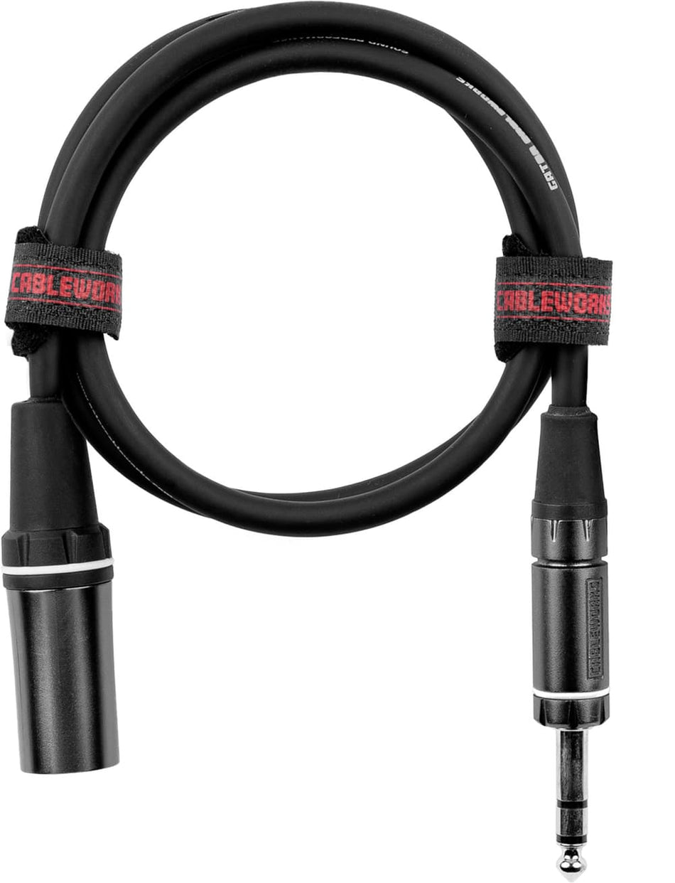 Gator Cableworks EGCGCWC-XLR-18INMTRS - XLR male/jack microphone cable - 45 cm