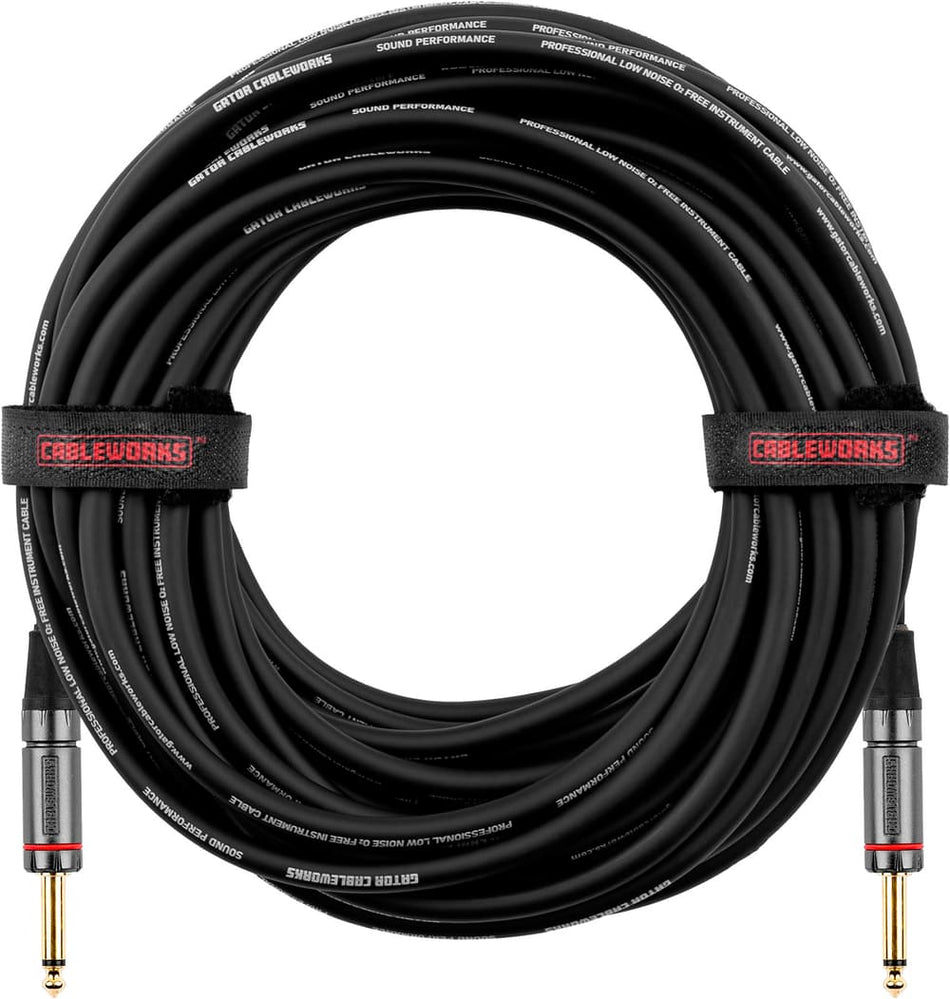 Gator Cableworks EGCGCWH-INS-20 - Jack/Jack Instrument Cable - 6 m