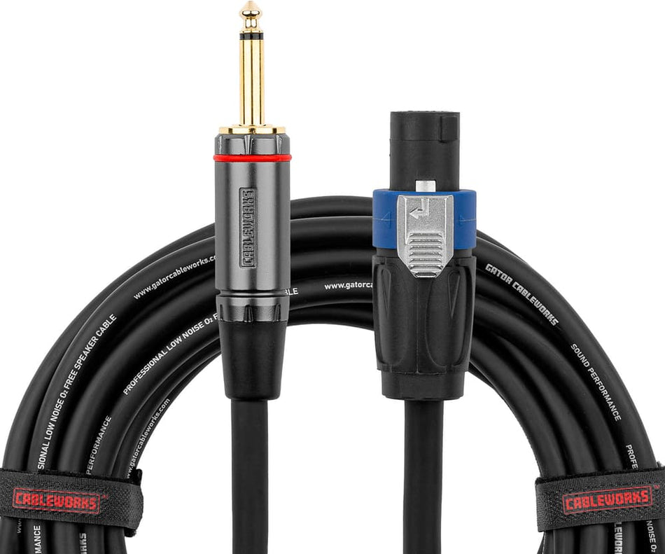 Gator Cableworks EGCGCWH-SPK-10-1TL - Jack/speakON speaker cable - 3 m
