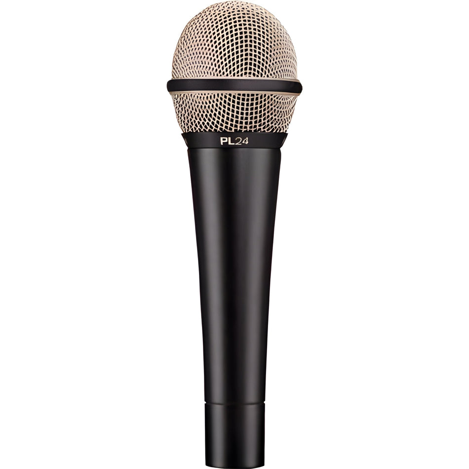 ELECTRO - VOICE PL24S - Micrófono vocal, dinámico, supercardioide con interruptor de encendido y apagado - Tempo Shop