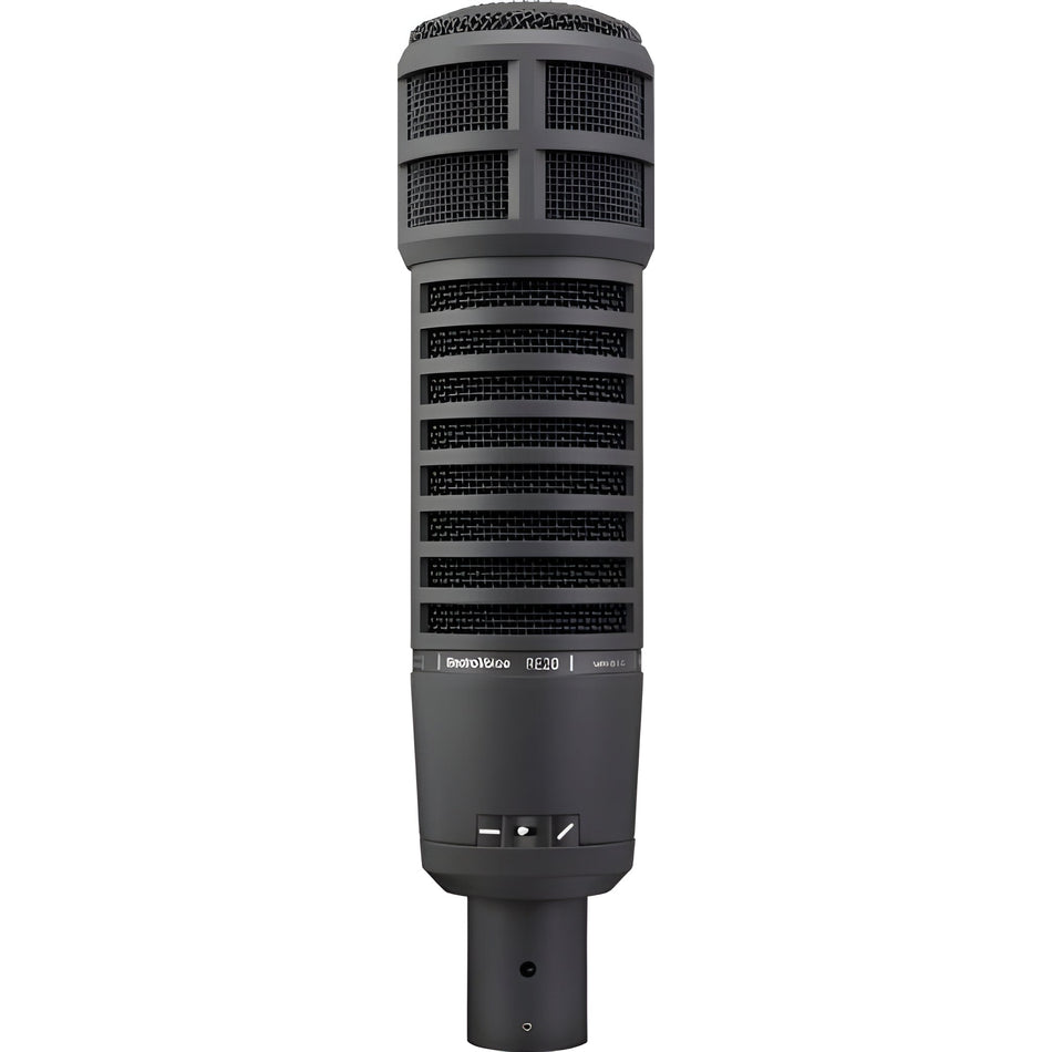 ELECTRO - VOICE RE 20 BLACK - Micrófono dinámico de gran diafragma variable - D - Tempo Shop