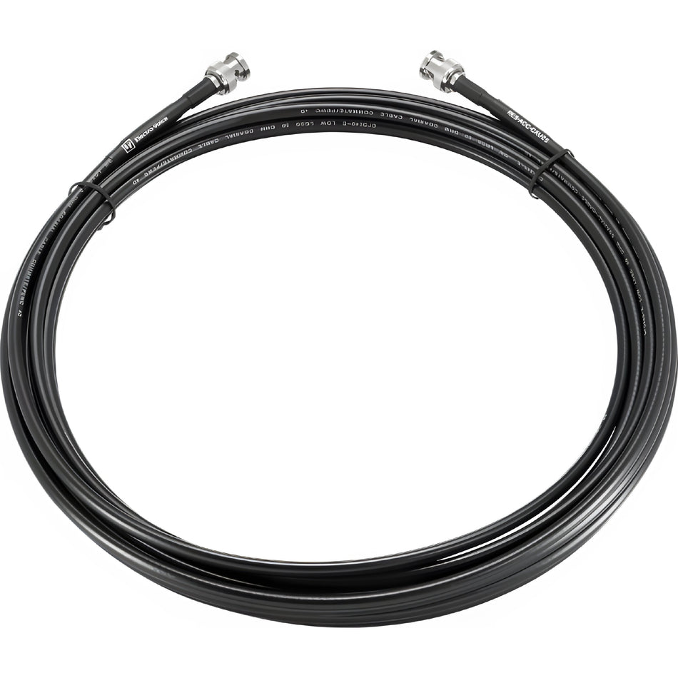 ELECTRO - VOICE RE3 - ACC - CXU25 - Cable de antena premium de ultra - bajas pérdidas RG - 58U 7,6m - Tempo Shop