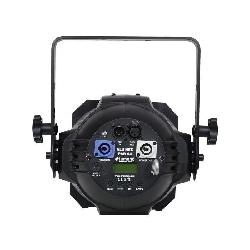 eLumen8 Alu HEX Par 64 - Foco Proyector de Aluminio con 12 LEDs de 12W RGBWAUV - Tempo Shop