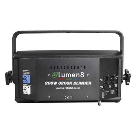 eLumen8 Cegadora LED COB 200W - Foco Blinder DMX de 2 Celdas 3200K para Iluminación Escénica - Tempo Shop