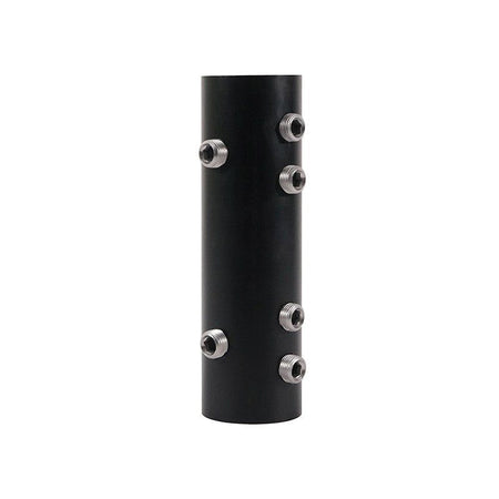 eLumen8 CLAM70B - Unión metálica negra para tubos 48 mm - Tempo Shop