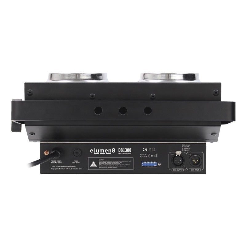 eLumen8 DB 1300 DMX 2 - Cegadora DMX para 2 lámparas halógenas DWE de 650W - Tempo Shop