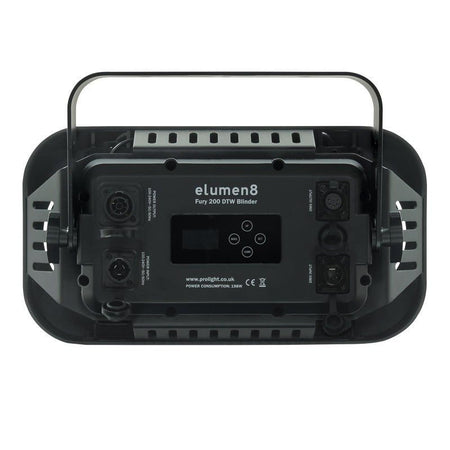 eLumen8 Fury 200 DTW2 - Cegadora LED de 2 x 90W IP65 con retroiluminación RGB - Tempo Shop