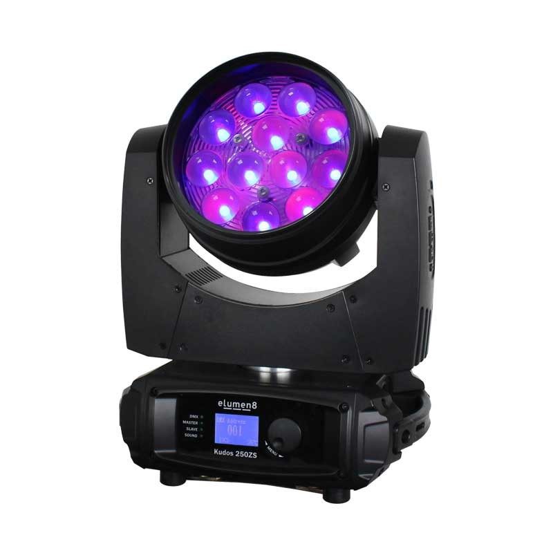 eLumen8 Kudos 250ZS - Cabeza móvil Wash LED RGBW con Zoom de 5º a 60º - Tempo Shop