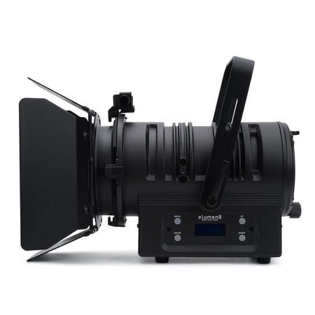 eLumen8 MP 60 LED Fresnel WW MKII - Proyector de Iluminación Teatral 60W Blanco Cálido 3200K con Zoom Manual y Visera - Tempo