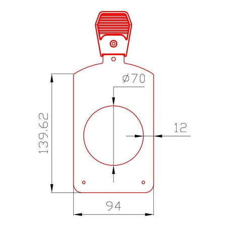 eLumen8 Porta Gobos Metal Tamaño B - Soporte de proyección para recortes Virtuoso y ETC - Tempo Shop