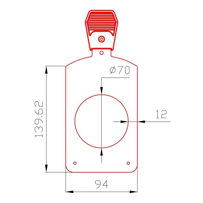 eLumen8 Porta Gobos Metal Tamaño B - Soporte de proyección para recortes Virtuoso y ETC - Tempo Shop