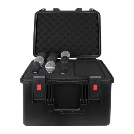 eLumen8 Rock Box 9 - Maleta de transporte rígida e impermeable para 9 micrófonos - Tempo Shop