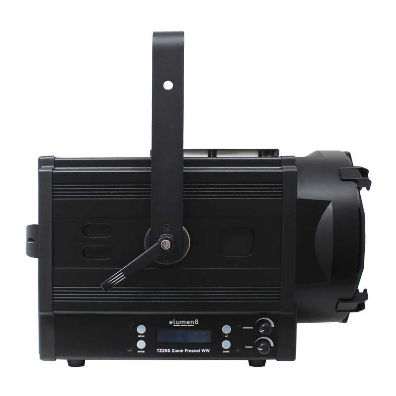 eLumen8 TZ 250F LED Zoom Fresnel WW - Proyector de Teatro de 250W y 3200K con Visera - Tempo Shop