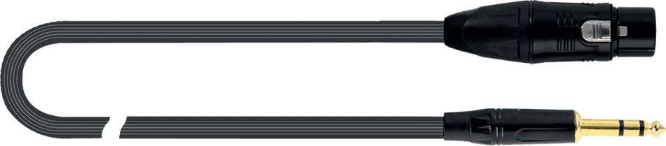 QUIK LOK EQLJUST-FJS-5 - PVC MICROPHONE CABLE XRL-JACK STEREO - 5 m