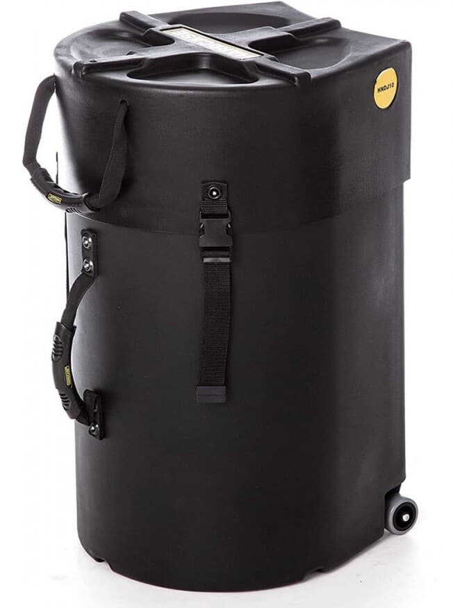 Hardcase HNDJ18 - Estuche rígido para djembe 18" con ruedas y tapa telescópica