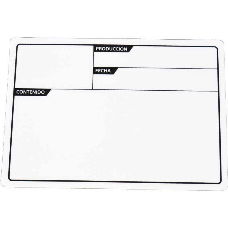 Triton Blue Etiqueta Adhesiva Reutilizable para Flightcase 177 x 127 mm