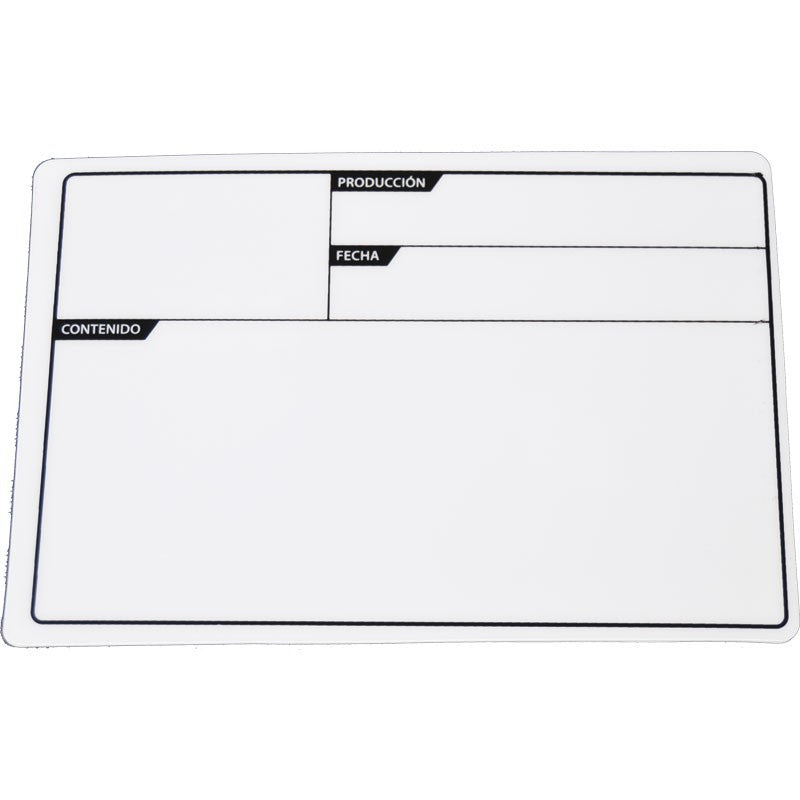 Triton Blue Etiqueta Adhesiva 220 x 150 mm - Identificación Profesional para Flightcase