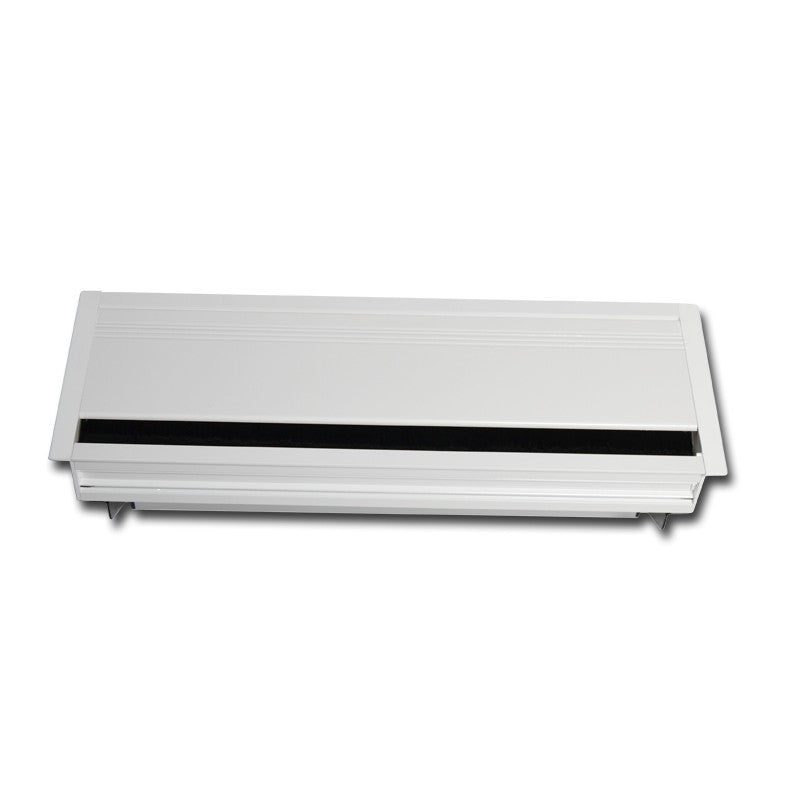 FactorRACK 008-3033 - Caja de Conexiones para Empotrar con Tapa y Cepillo 315 mm Blanca