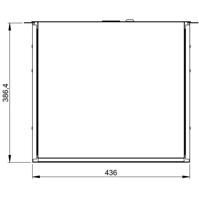 FactorRACK 87404 - Cajón Rack 19" de 4U en Acero
