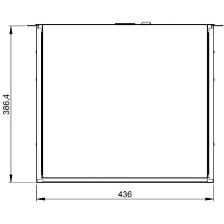FactorRACK 87404 - Cajón Rack 19" de 4U en Acero