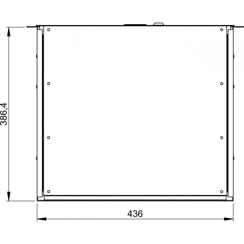 FactorRACK 87406 - Cajón Rack 6U de Acero para Micrófonos