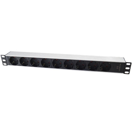 FactorRACK Base de 9 Enchufes Schuko para Rack 19" 1U - Sin Interruptor