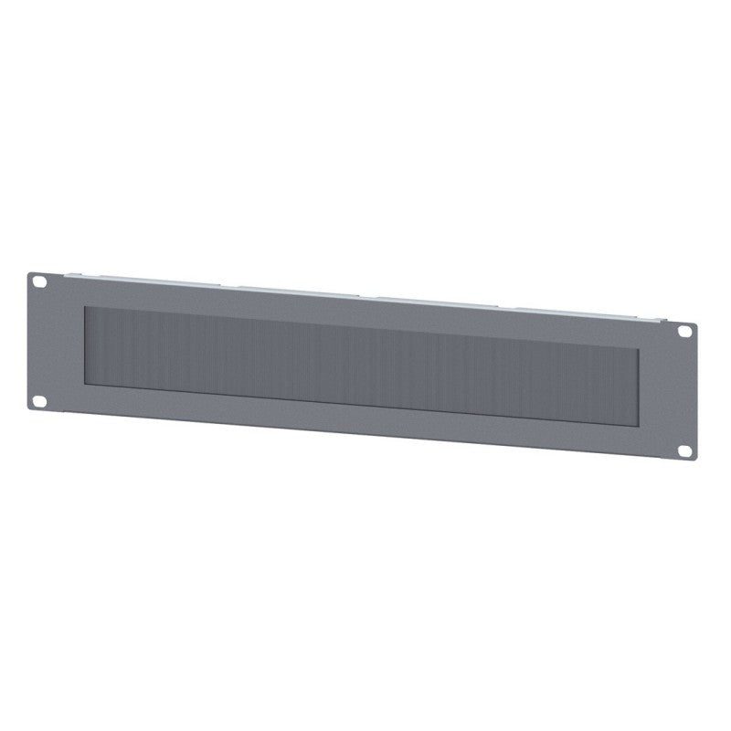 FactorRACK BSB01 - Carátula 2U con cepillo para rack 19"