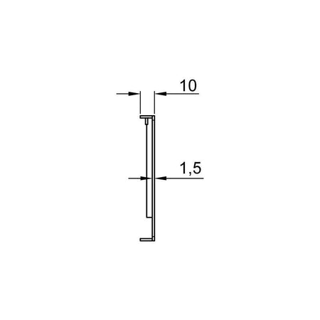 FactorRACK BSB01 - Carátula 2U con cepillo para rack 19"