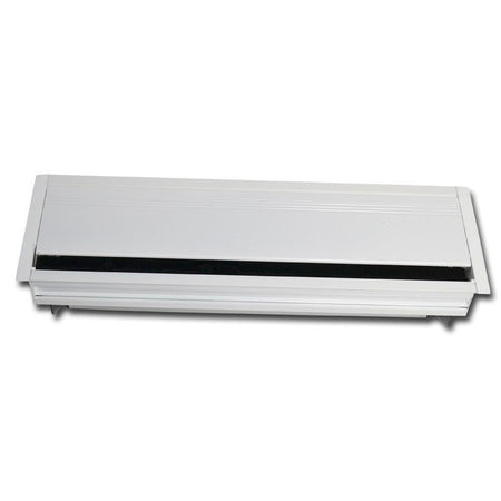 FactorRACK Caja de Conexiones para Empotrar 360 mm con Tapa y Cepillo - Blanco