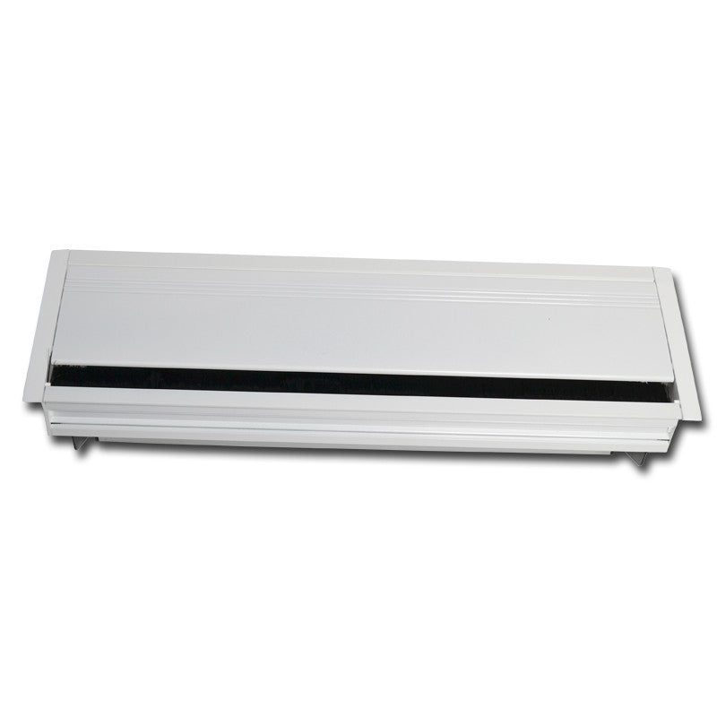 FactorRACK Caja de Conexiones para Empotrar 360 mm con Tapa y Cepillo - Blanco