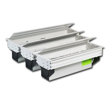 FactorRACK Caja de Conexiones para Empotrar 360 mm con Tapa y Cepillo - Blanco