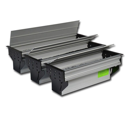 FactorRACK Caja de Mecanismos para Empotrar 360 mm - Solución Profesional de Conectividad en Color Plata