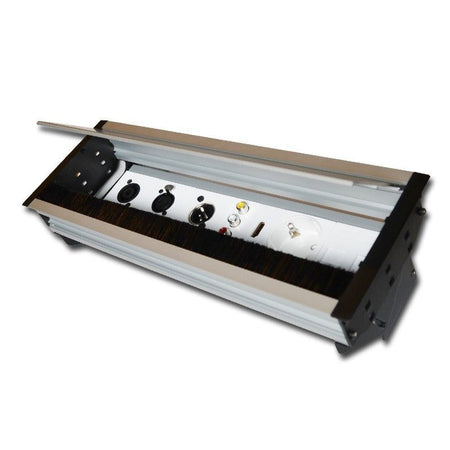 FactorRACK Caja de Mecanismos para Empotrar 360 mm - Solución Profesional de Conectividad en Color Plata