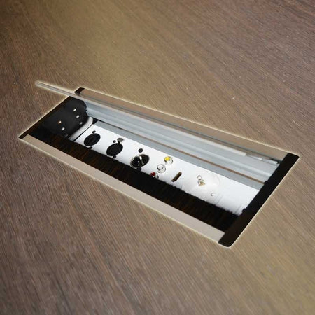 FactorRACK Caja de Mecanismos para Empotrar 360 mm - Solución Profesional de Conectividad en Color Plata
