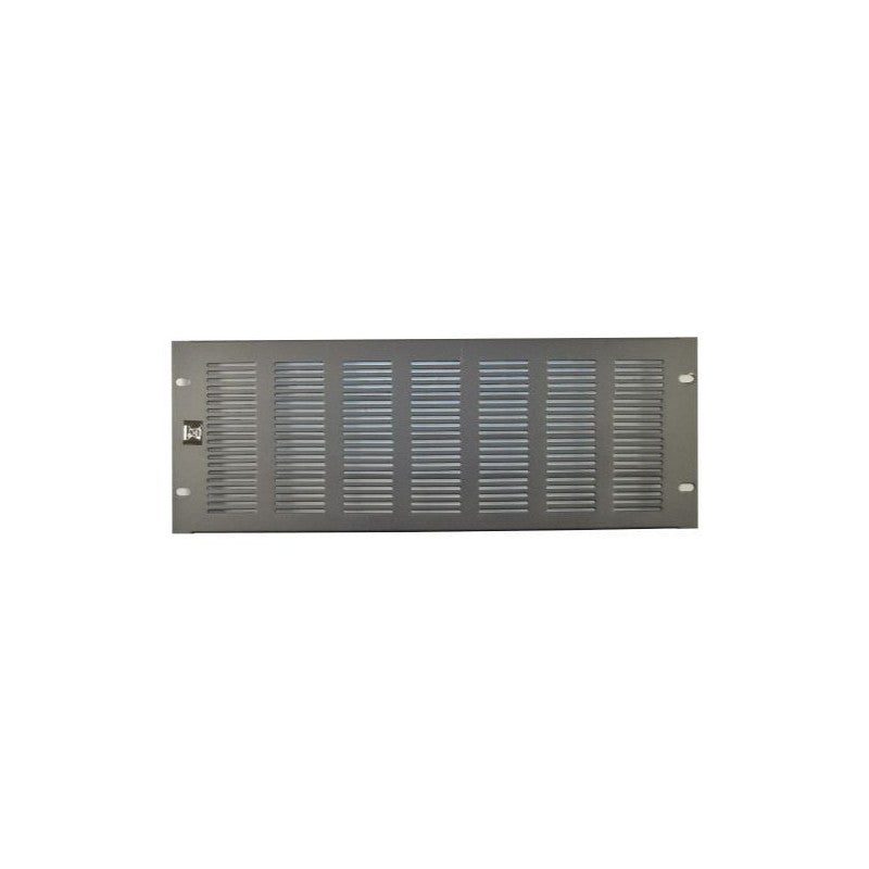 FactorRACK Carátula Ventilada 4U - Panel de Acero para Rack 19 Pulgadas