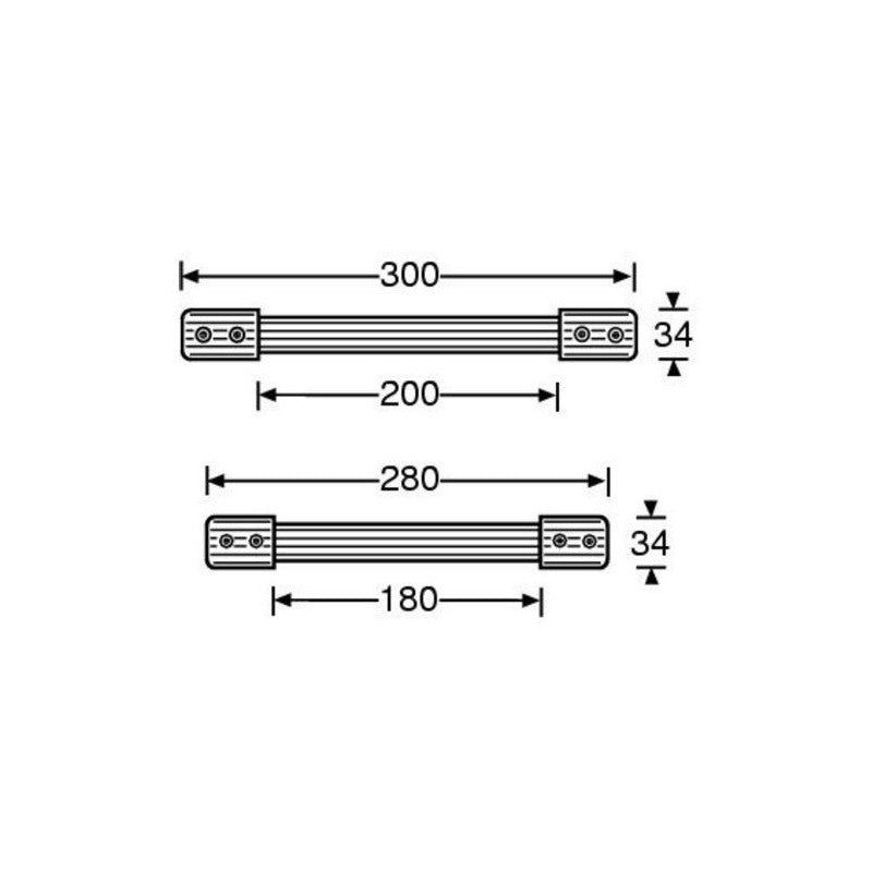 FactorRACK Correa 300mm - Asa para Flightcase - Tempo Shop
