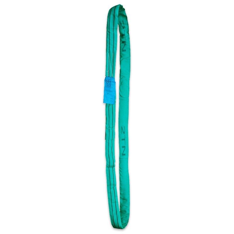 FactorRACK Eslinga Tubular 2 TN 1,5m - Cinta verde elevación 2000 kg