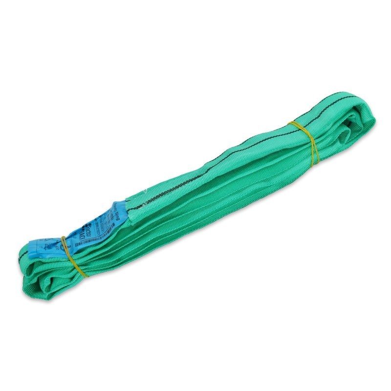 FactorRACK Eslinga Tubular 2 TN 1,5m - Cinta verde elevación 2000 kg
