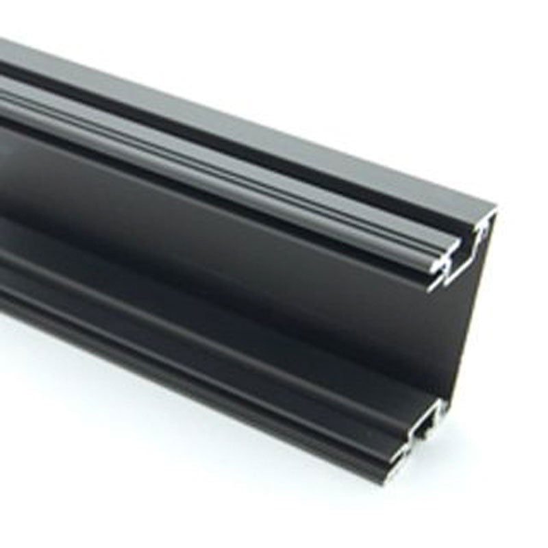 FactorRACK Multibar Perfil Negro 2,5m - Base para cajetines y barras electrificadas