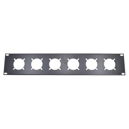 FactorRACK Panel 2U - Carátula rack 19" 6 Schukos