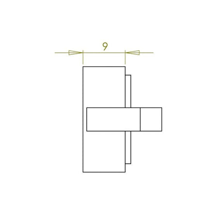 FactorRACK Panel Ciego para Conector Keystone - 45x22.5mm Blanco